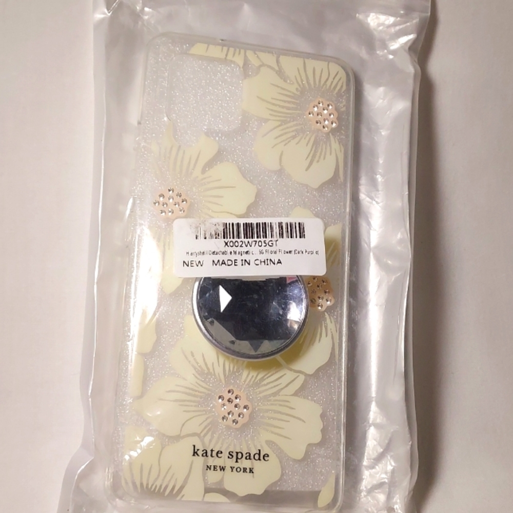 Kate Spade New York Protective Floral Hard Shell Case for Samsung Galaxy Phone